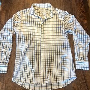 NWOT Mizzen + Main Checked Mens Button Down